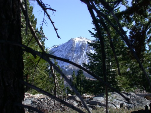 Hope Valley - pretentiously framed mountain