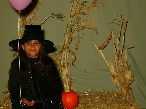A beautiful little witch