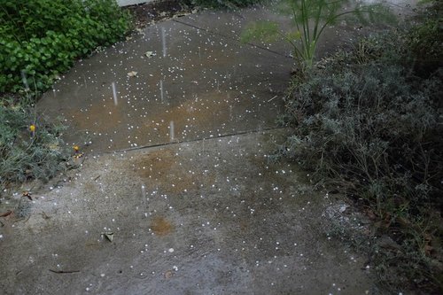 Springtime Hail