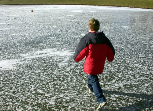 First time on the ice!