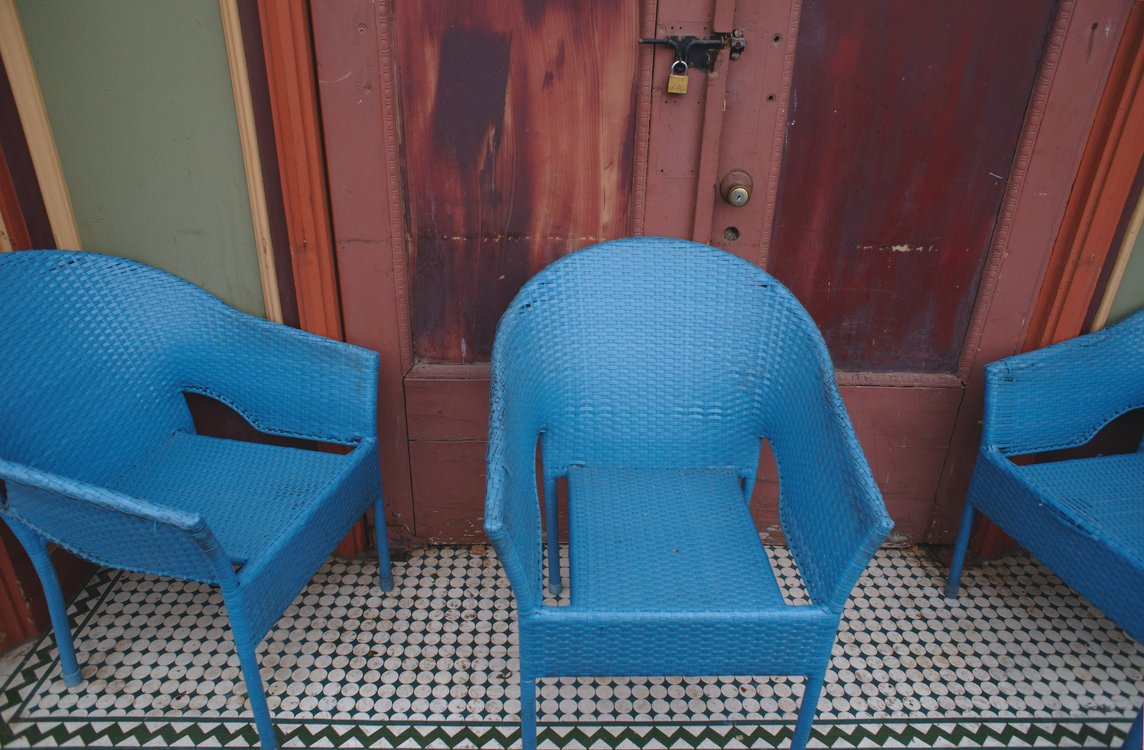 Blue Chair Trio